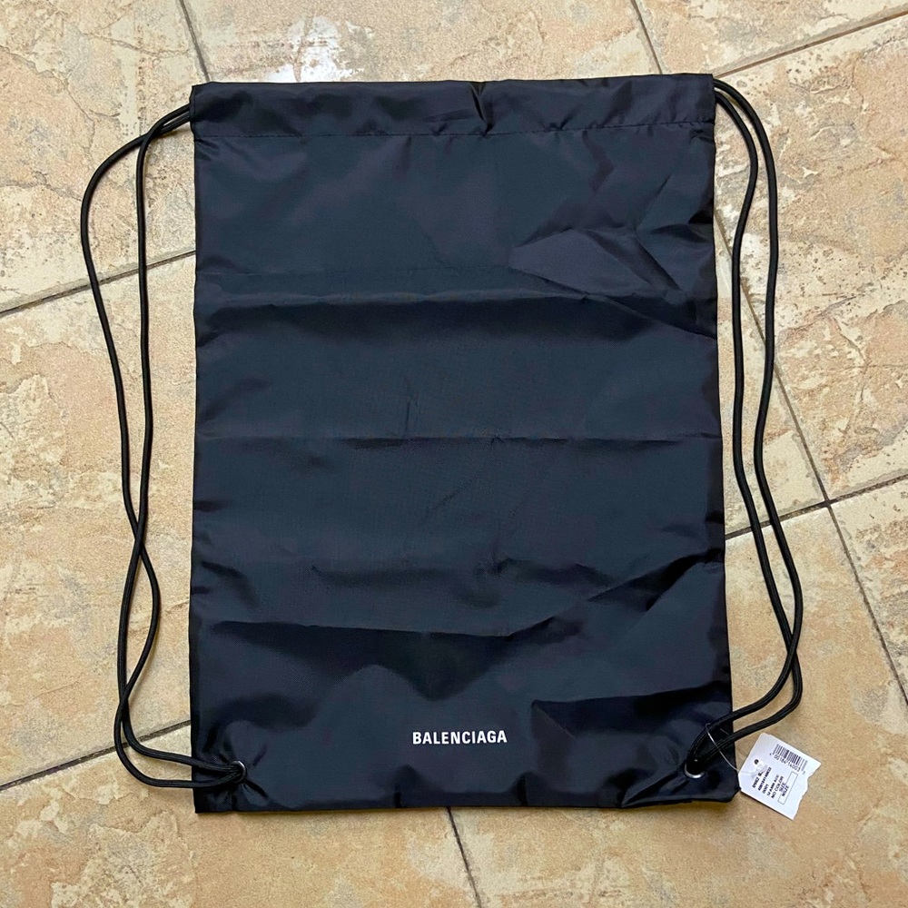 BALENCIAGA Nylon Drawstring Backpack
